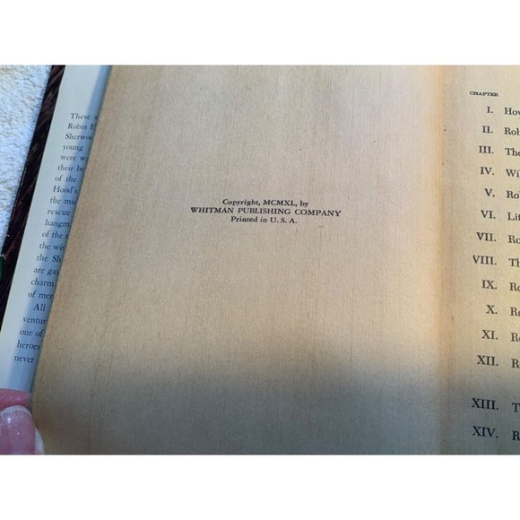 Robin Hood by Howard Pyle, Whitman Publishind # 2137– 1940 - Picture 8 of 11